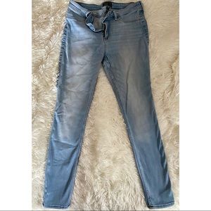 Abercrombie & Fitch Harper Low Rose Jean Leggings